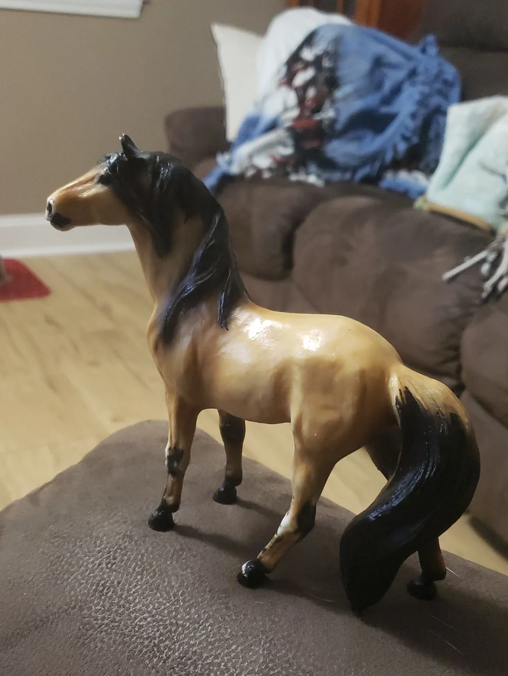 Breyer Buckskin Horse Figurine in Tan and Black Spirit